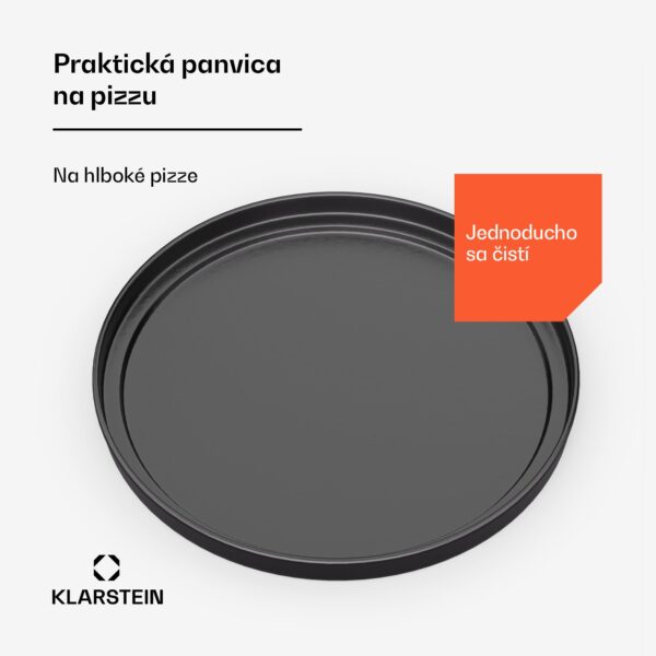 Klarstein 4-dielna súprava príslušenstva PizzaForno, stojan na pizzu a panvica na pizzu, tepelná rukavica a krájač - Image 2
