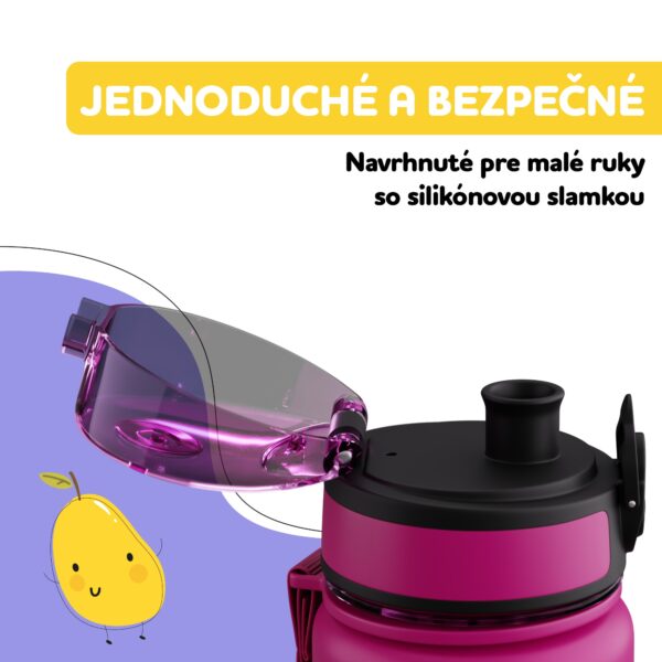 Klarstein schmatzfatz náhradné viečko, tlačidlo, silikónová slamka, pre 500ml fľašu - Image 2