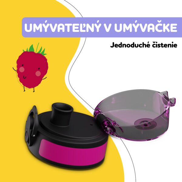 Klarstein schmatzfatz náhradné viečko, tlačidlo, silikónová slamka, pre 500ml fľašu - Image 3