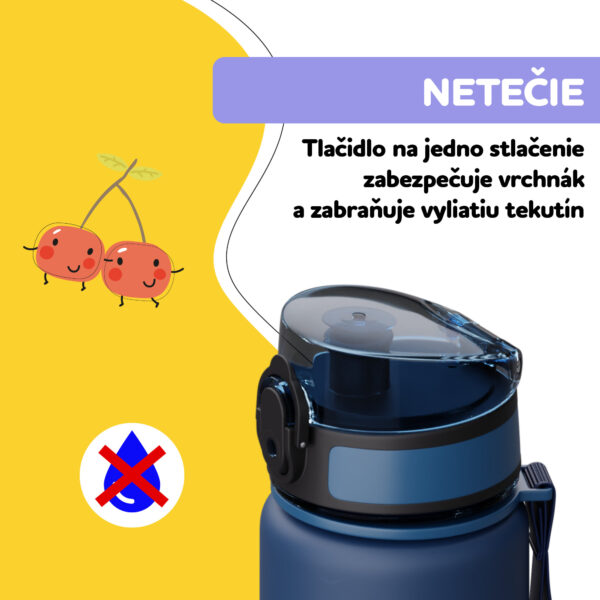 Klarstein schmatzfatz náhradné viečko, tlačidlo, silikónová slamka, pre 500ml fľašu