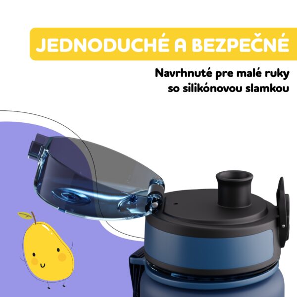 Klarstein schmatzfatz náhradné viečko, tlačidlo, silikónová slamka, pre 500ml fľašu - Image 2