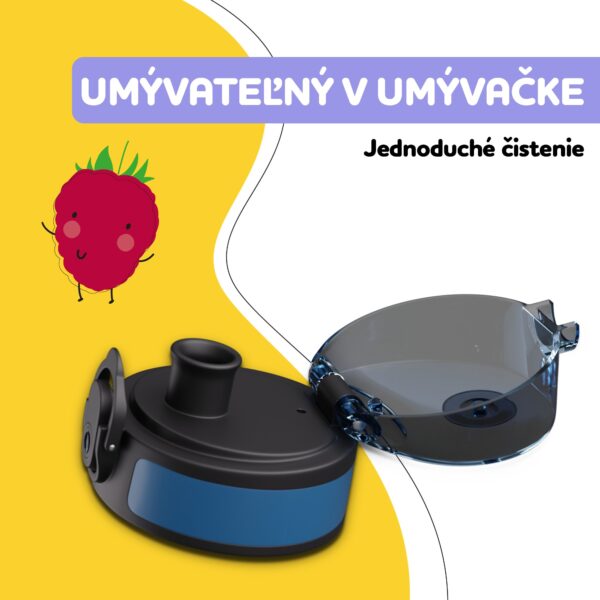 Klarstein schmatzfatz náhradné viečko, tlačidlo, silikónová slamka, pre 500ml fľašu - Image 3