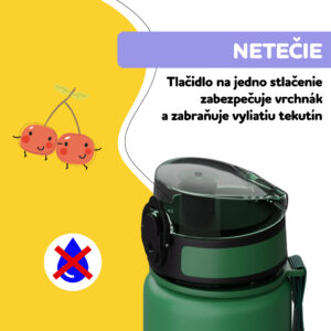 Klarstein schmatzfatz náhradné viečko, tlačidlo, silikónová slamka, pre 500ml fľašu