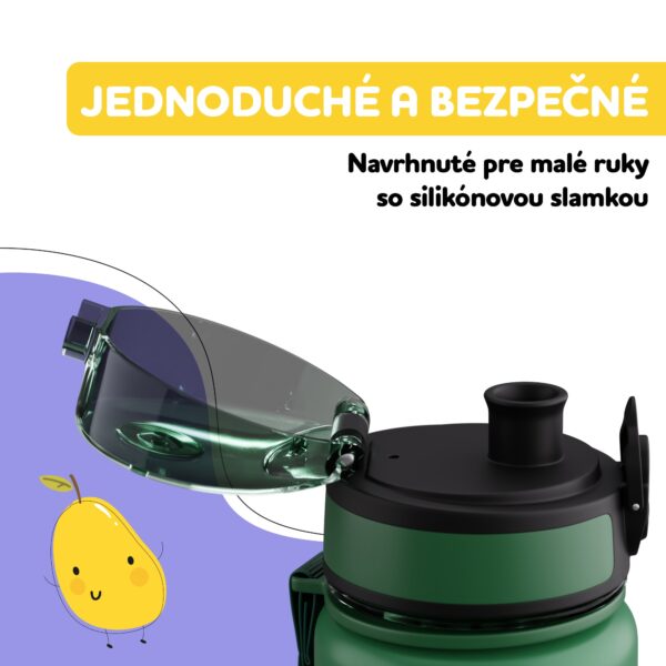 Klarstein schmatzfatz náhradné viečko, tlačidlo, silikónová slamka, pre 500ml fľašu - Image 2