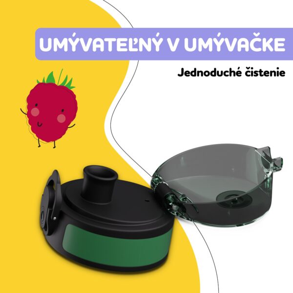 Klarstein schmatzfatz náhradné viečko, tlačidlo, silikónová slamka, pre 500ml fľašu - Image 3