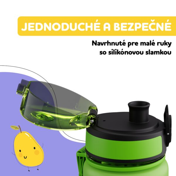 Klarstein schmatzfatz náhradné viečko, tlačidlo, silikónová slamka, pre 500ml fľašu - Image 2