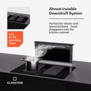Klarstein Royal Flush Eco Slim 60, digestor, 60 cm, 650 m³/h, A