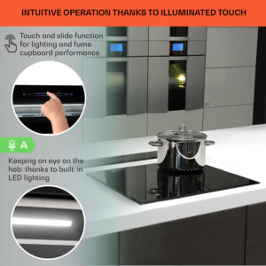 Klarstein Royal Flush Eco, digestor, 90 cm, 576 m³/h, A+