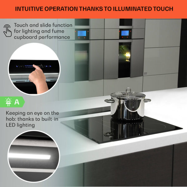 Klarstein Royal Flush Eco, digestor, 90 cm, 576 m³/h, A+