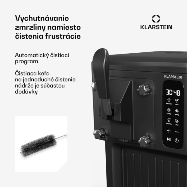 Klarstein SweetSwirl zmrzlinovač, zmrzlina, smoothies a mliečne koktaily, automatické čistenie - Image 3