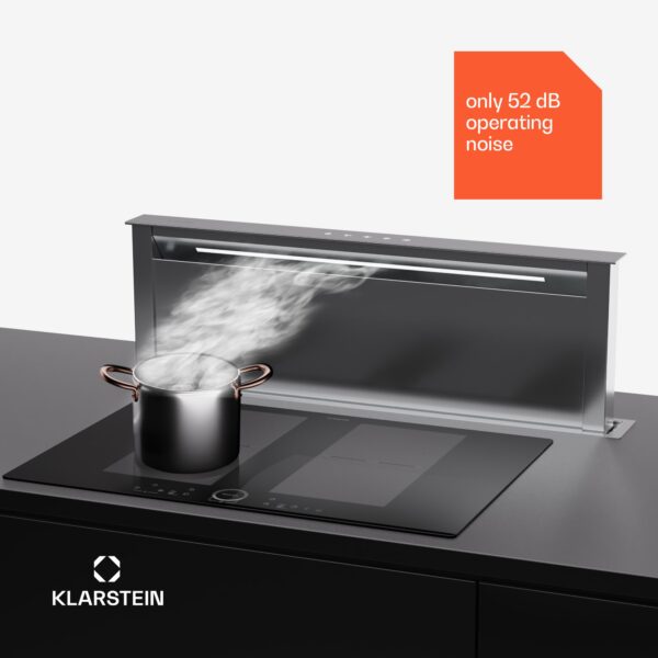 Klarstein Royal Flush Eco 90 digestor 90 cm 604 m³/h EEK A++ vrátane filtrov s aktívnym uhlím - Image 2