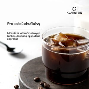 Klarstein SteelPresso Slim kávovar, portafilter, vrátane príslušenstva