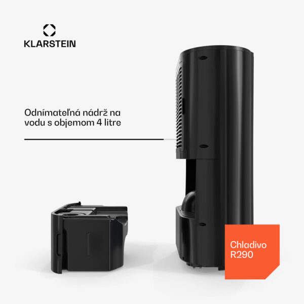 Klarstein DryFy ProConnect 24L odvlhčovač vzduchu, 24 l/deň, 36 m², WiFi, Aplikácia, LED indikátor, 24-hodinový časovač - Image 2