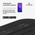 Klarstein DryFy ProConnect 24L odvlhčovač vzduchu, 24 l/deň, 36 m², WiFi, Aplikácia, LED indikátor, 24-hodinový časovač - Image 3