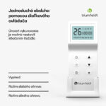 Blumfeldt Cosmic Beam infračervený nástenný ohrievač, pre exteriér, 5 až 50 stupňov, IP44, do 25 m²