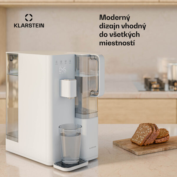 Klarstein VitalPour vodný filter, 5-stupňový filter, reverzná osmóza, 5 l nádrž, dotykový displej, mobilný, 3 sekundy - Image 2