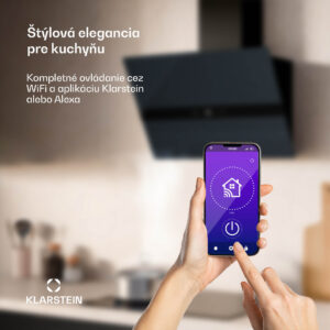Klarstein WiFusion digestor, WiFi, LED, 680 m³/h, A++