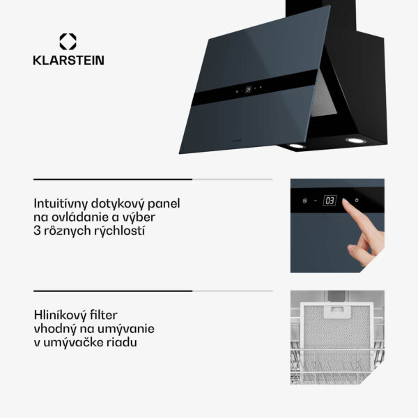 Klarstein WiFusion digestor, WiFi, LED, 680 m³/h, A++ - Image 3