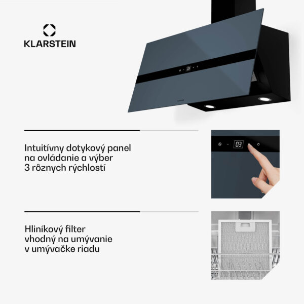 Klarstein WiFusion digestor, WiFi, LED, 690 m³/h, A++ - Image 3