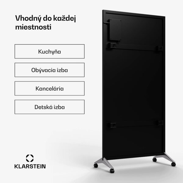 Klarstein Wonderwall Smart Bornholm Infračervený ohrievač, 1200 W, Inteligentné ovládanie, montáž na stenu, LED-Displej - Image 3