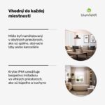 Blumfeldt RadiantSmart IR Heater, Infračervený ohrievač, Externý termostat, 600 W, Energeticky účinný