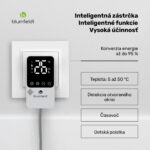 Blumfeldt RadiantSmart IR Heater, Infračervený ohrievač, Externý termostat, 600 W, Energeticky účinný - Image 2