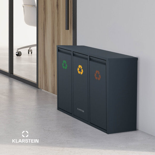 Klarstein Ordnungshüter 3, 45 litrov, 3 koše, bez zápachu, jednoduché plnenie - Image 2
