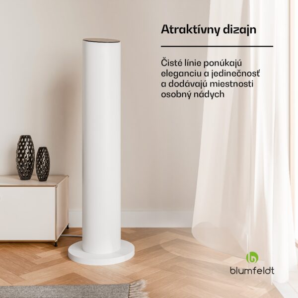 Blumfeldt SmartFlow Tower infračervený sálavý ohrievač, 700 W, 360° distribúcia tepla, WLAN-ovládanie - Image 3