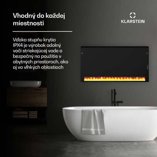 Klarstein ZenHeat Graphene nástenný ohrievač 1300 W - Image 3