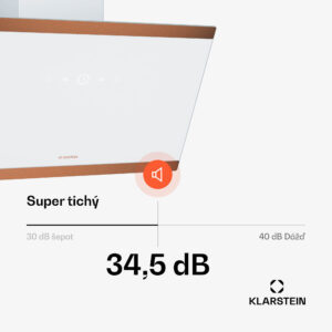 Klarstein FlashLine 60 digestor, A++, 524 m³/h, 3 úrovne, dotykový, tichý, LED, odsávanie/recirkulácia, 100 W
