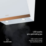 Klarstein FlashLine 60 digestor, A++, 524 m³/h, 3 úrovne, dotykový, tichý, LED, odsávanie/recirkulácia, 100 W - Image 2
