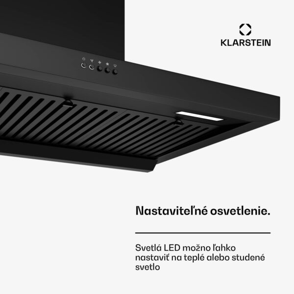 Klarstein AeroClean digestor, 649,9 m³/h, 4 úrovne, EEK A++, odsávanie/recirkulácia vzduchu - Image 2