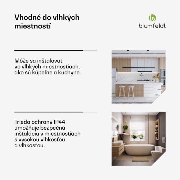 Blumfeldt Inteligentný infračervený ohrievač, ohrievač uterákov, výkon 500 W, IP24 - Image 2
