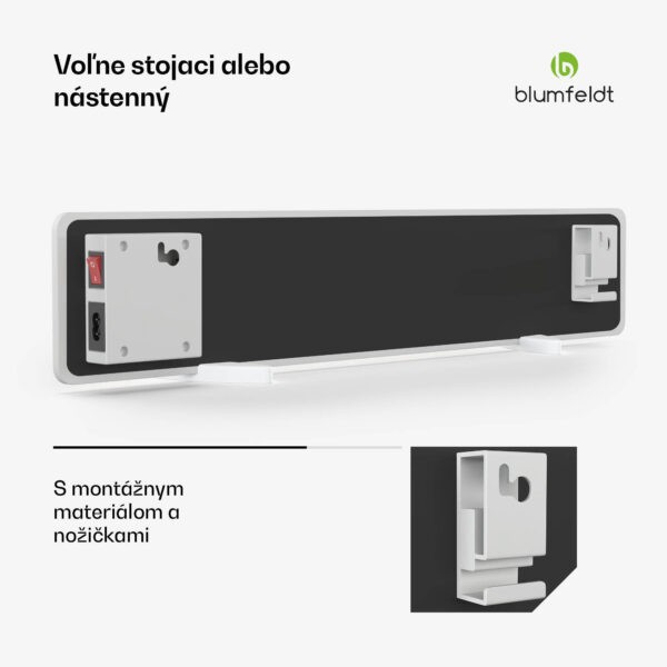Blumfeldt DryWave infračervený sušič stien, 50-100 W, suší farby a omietky, aj montáž na stenu