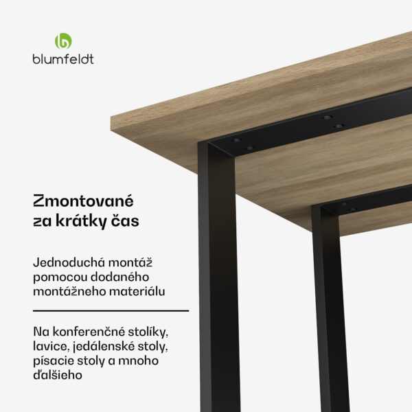 Blumfeldt UrbanFodge U nohy stola, Moderný dizajn, Pre projekty DIY, Nosnosť 200 kg - Image 2