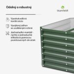 Blumfeldt High Grow Straight vyvýšený záhon, 600 L, Ergonomický, Odolný voči poveternostným vplyvom, Otvorená základňa - Image 3