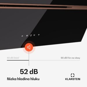 Klarstein Alina digestor | 90 cm | 690 m³/h | Tichý | EEK A++