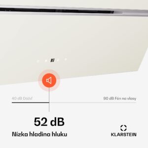Klarstein Alina digestor | 90 cm | 690 m³/h | Tichý | EEK A++