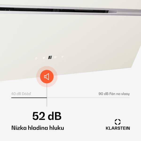 Klarstein Alina digestor | 90 cm | 690 m³/h | Tichý | EEK A++