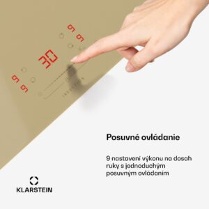 Klarstein Victoria indukčná varná doska, 60 cm, 4 varné platne, posuvník, funkcia Boost