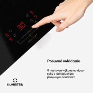 Klarstein Victoria indukčná varná doska, 60 cm, 4 varné platne, posuvník, funkcia Boost