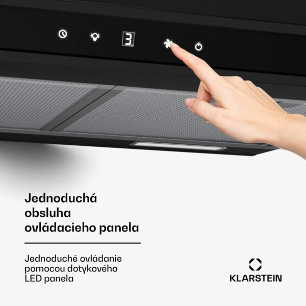 Klarstein Purista Force digestor, Kompaktný, 384,8 m³/h, EEK C, Technológia dvoch motorov - Image 2