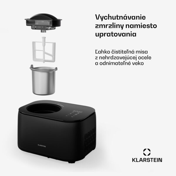 Klarstein Zmrzlinovač FrostFusion - výrobník zmrzliny a jogurtu 2 v 1 s funkciou udržiavania chladu - Image 3