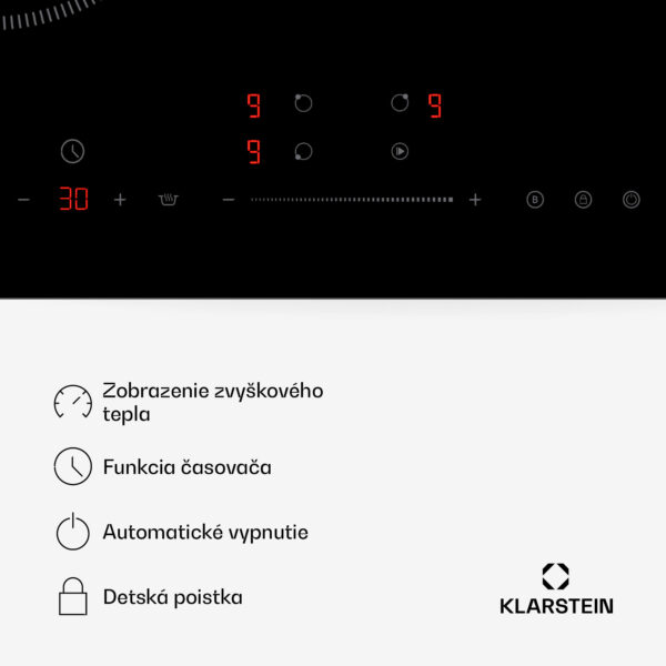 Klarstein Delicatessa Paella indukčná varná doska, Paella zóna, Power Boost, Ovládanie posuvníkmi - Image 3
