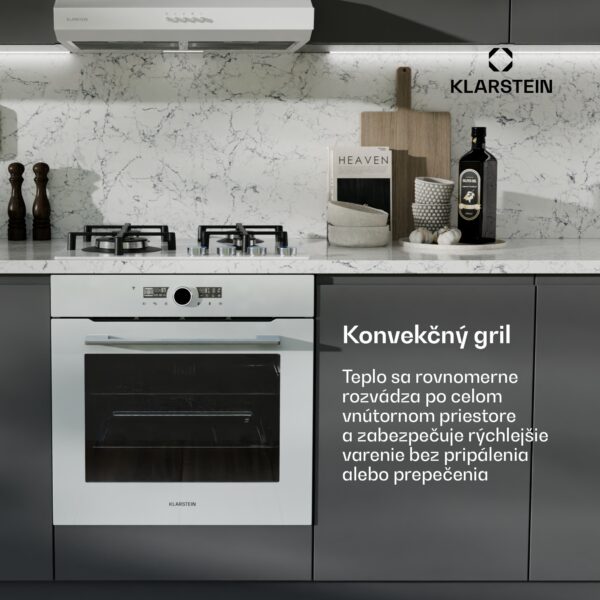 Klarstein Illuminosa inteligentná rúra, ovládanie pomocou aplikácie, Energetická účinnosť A+, Kapacita 73 L, 11 Funkcií - Image 2