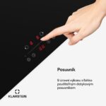 Klarstein CeramEase Slim VTC varná doska, sklokeramika, 2 varné platne, 4 kW, dotyková, časovač