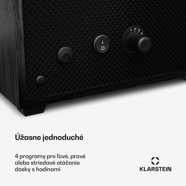 Klarstein Brienz 3 naťahovač hodiniek, 4 režimy, tichý, drevený vzhľad, flexibilný vankúš - Image 2