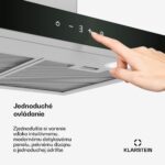 Klarstein CurveVent digestor, 700 m³/h, Dotykový, LED, 110 W, EEK A+ - Image 2