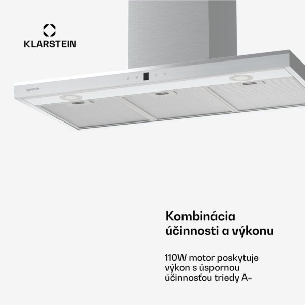 Klarstein Auriana digestor, Ambient Light, 700 m³/h, WiFi, Touch, LED