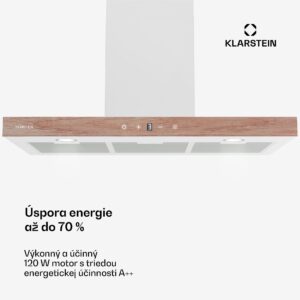 Klarstein ZenFusion T digestor, 881,6 m³/h, A++, 210 W DC, 47 dB, odsávanie/recirkulácia
